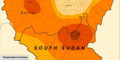 Mapa Sudáne klímy